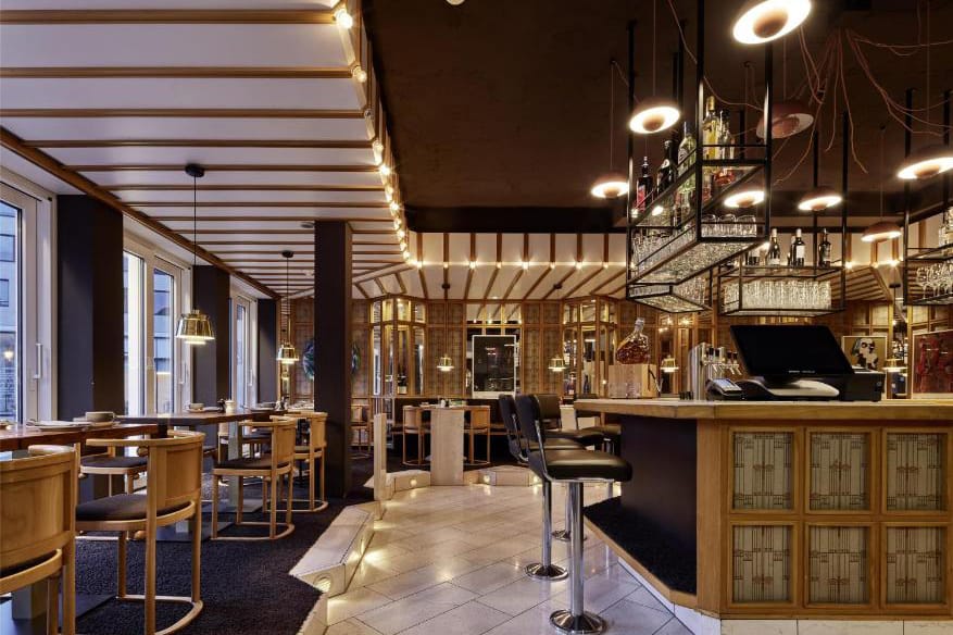 Bar im Central Hotel Münster