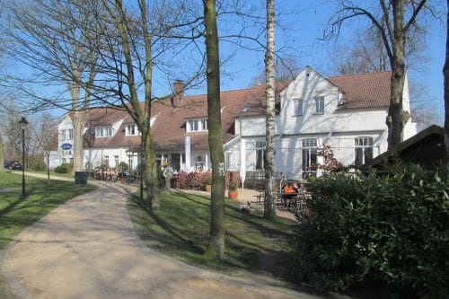 Die Pleistermühle an der Werse in Münster