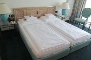 Doppelbett im Hotel Krautkrämer Münster