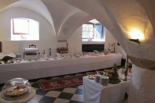 Frühstücksbereich im Schlosshotel Wilkinghege Münster